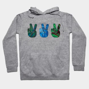 peace hands Hoodie